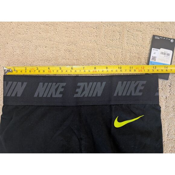 NWT Nike Tights Women Medium NBA Atlanta Hawks Stripe Tight Fit - Picture 7 of 9